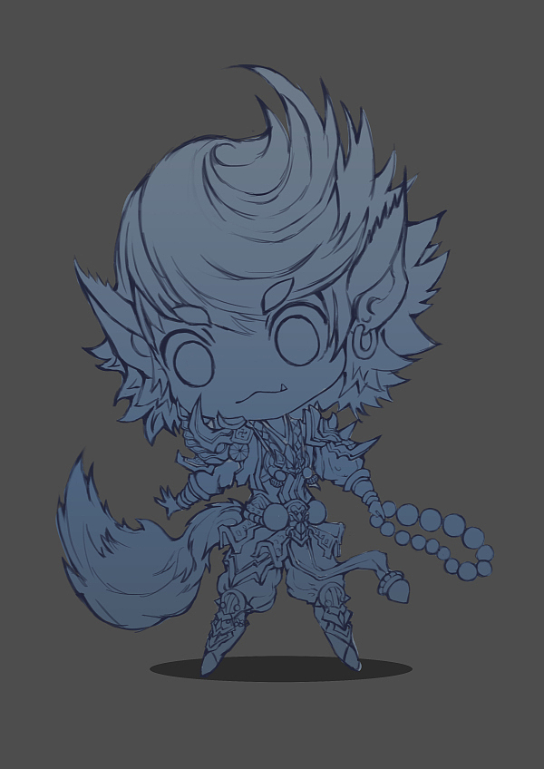 3.从下往上拉个渐变,把上下的光影拉开,
最好是用带有颜色倾向的(我这里是用偏冷的颜色)