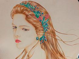 森林系列-《回眸》