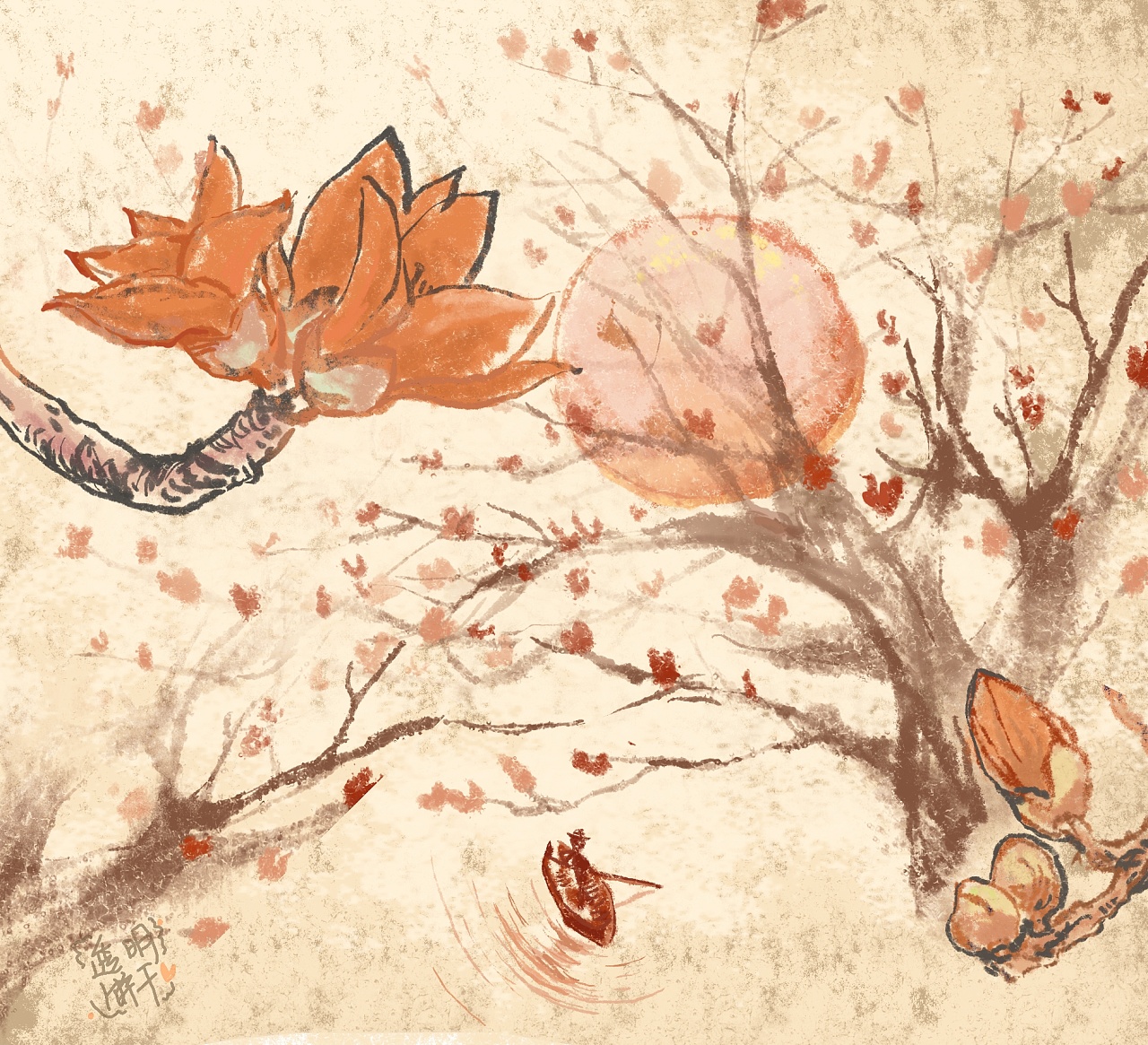 民国散文插画|插画|儿童插画|透明饼干玖玖玖玖 - 原创作品 - 站酷