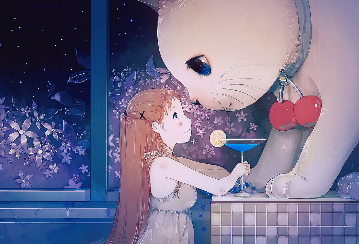 白猫旅行（图ZOTE0MTM2MzI=） - 商业插画 - 站酷设计师舞小仙原创素材 - 站酷ZCOOL