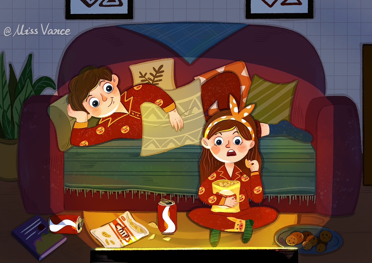 生活日常～（图ZMjA0MDExOTY0） - 儿童插画 - 站酷设计师画画的旺斯小姐原创素材 - 站酷ZCOOL