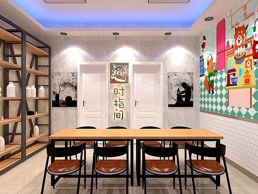 儿童陶艺店装修风格展示图片