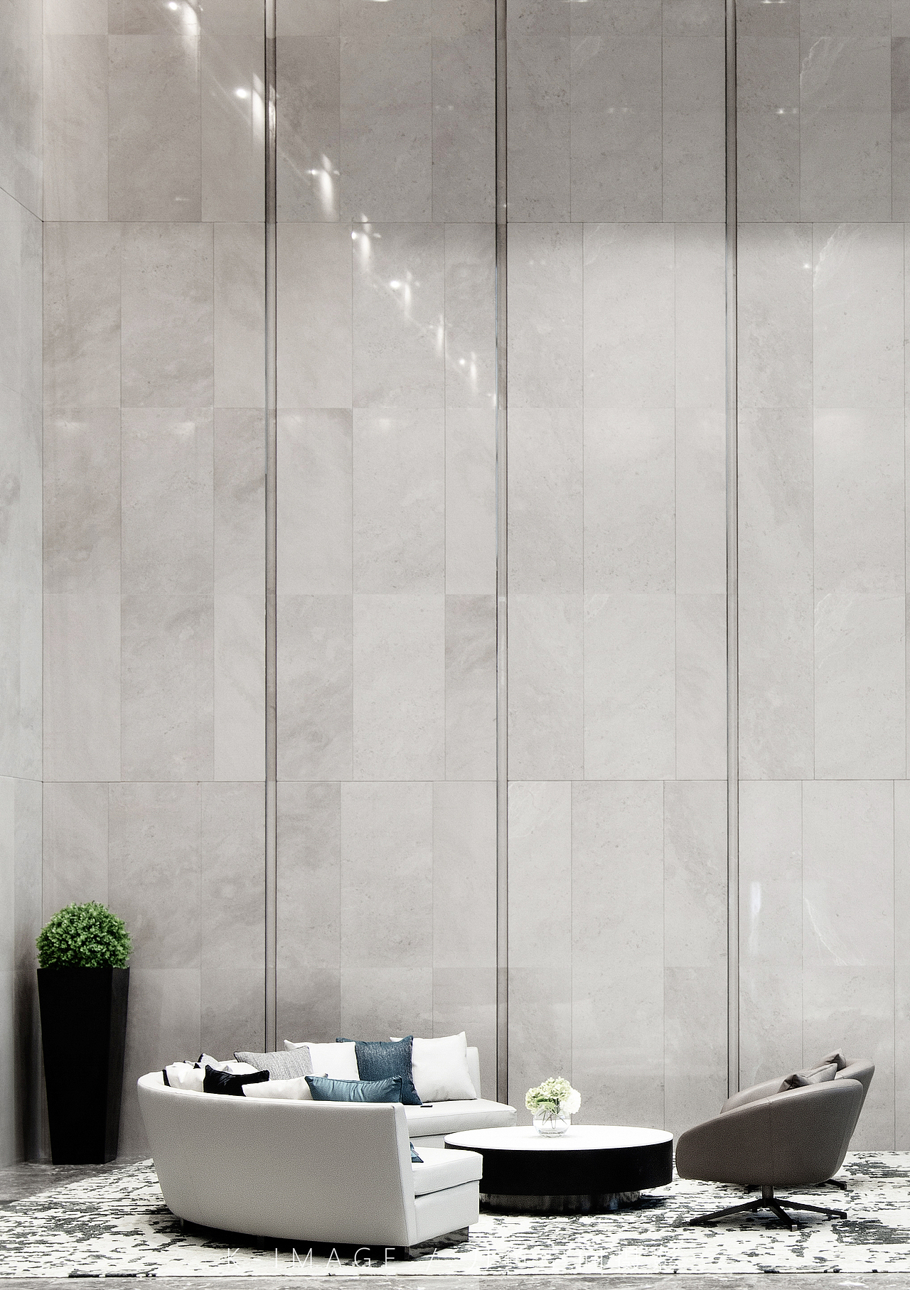 刀鱼空间摄影-宝龙地产宝杨路写字楼大堂