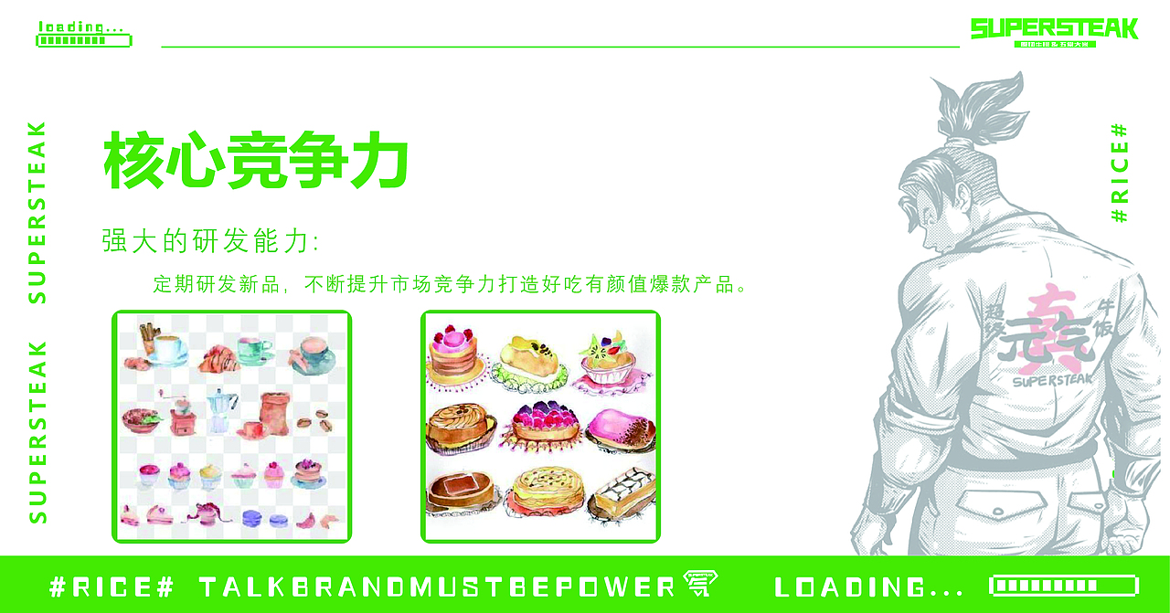 真元气牛排饭潮流餐饮品牌（图ZMjYzNTk4NTA4） - 品牌 - 站酷设计师奋斗的小画师原创素材 - 站酷ZCOOL