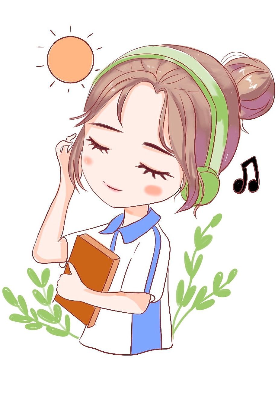校园时光主题可（可授权）（图ZMzQxMDkyNTE2） - 商业插画 - 站酷设计师夏京珊原创素材 - 站酷ZCOOL