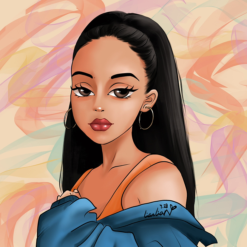 一天一張少女頭像（圖ZMzQ2OTQzMDE2） - 創(chuàng)作習(xí)作 - 站酷設(shè)計(jì)師喵了個(gè)喵zy原創(chuàng)素材 - 站酷ZCOOL