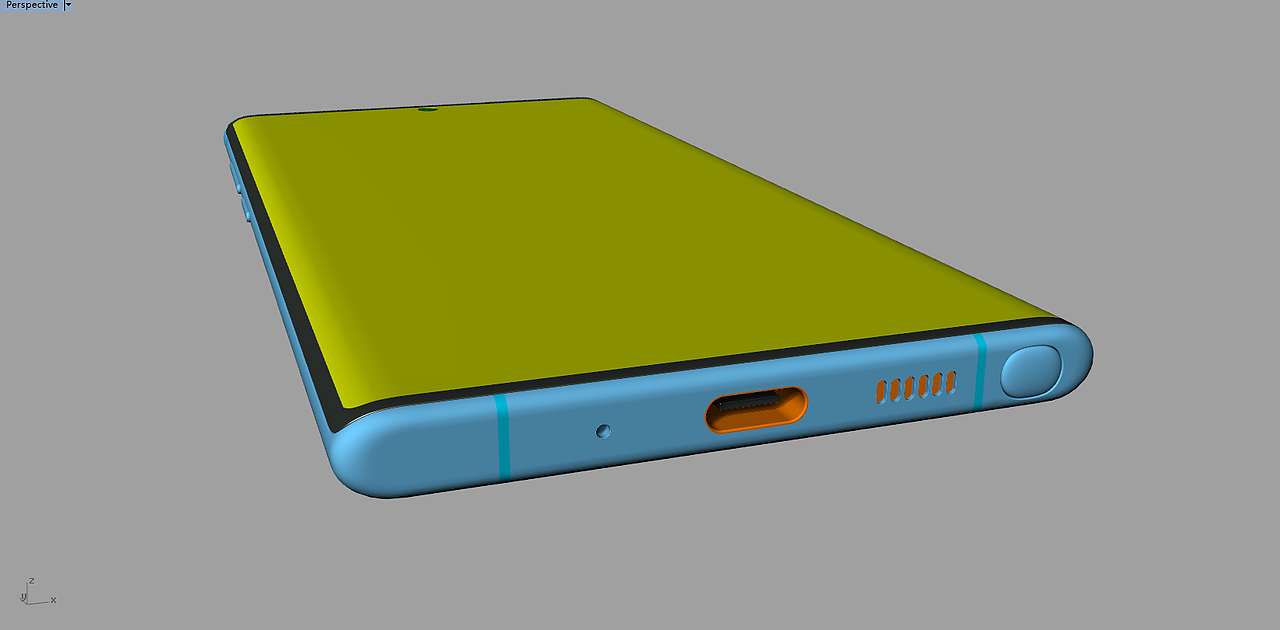 三星note10手机模型