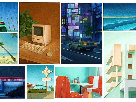 色彩场景练习（个人主页-ZNzA1NDIxMTY=） - 创作习作 - 站酷设计师马须须原创素材 - 站酷ZCOOL