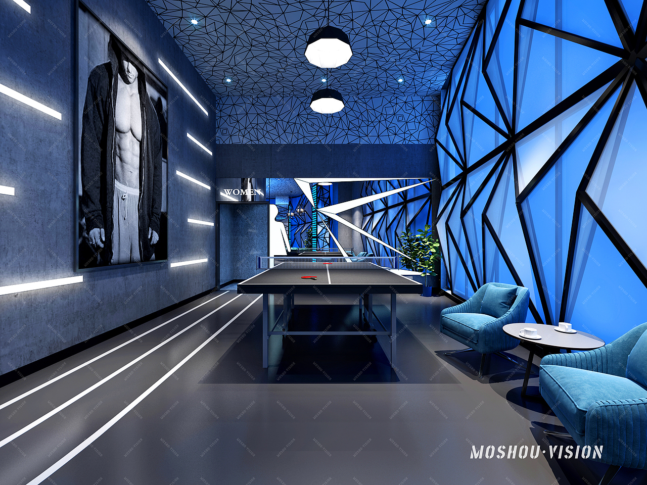 丽景健身会所4F