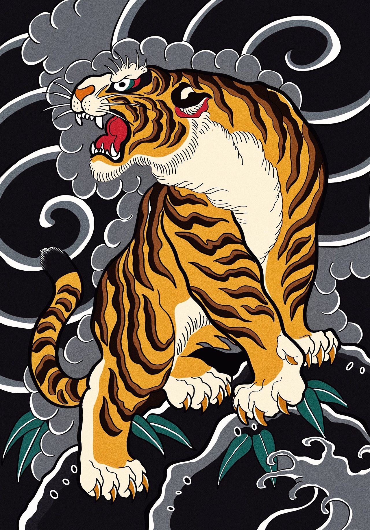 纹身图手稿练习