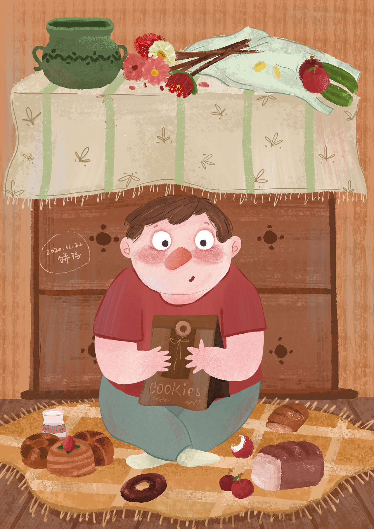 儿童插画（图ZMjMyOTc1MjU2） - 儿童插画 - 站酷设计师冻柠走饼原创素材 - 站酷ZCOOL