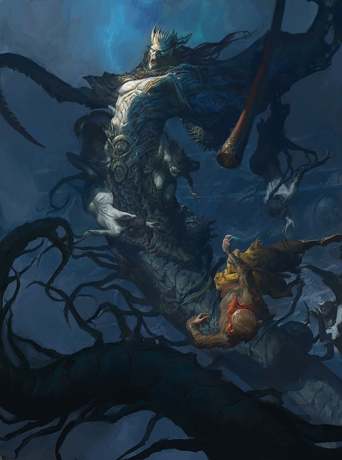 钟风华西游记作品蜈蚣精3版