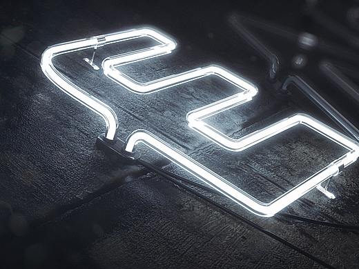 C4D霓虹灯片头LOGO演绎