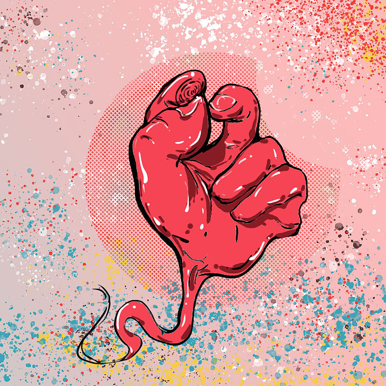 有毒的咸猪手（图ZMTI1NzAxMTQ4） - 创作习作 - 站酷设计师潘延年原创素材 - 站酷ZCOOL