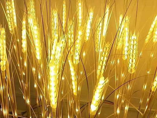 芦苇灯厂家 铭星灯饰 LED麦穗灯 生产工厂 麦穗地插灯