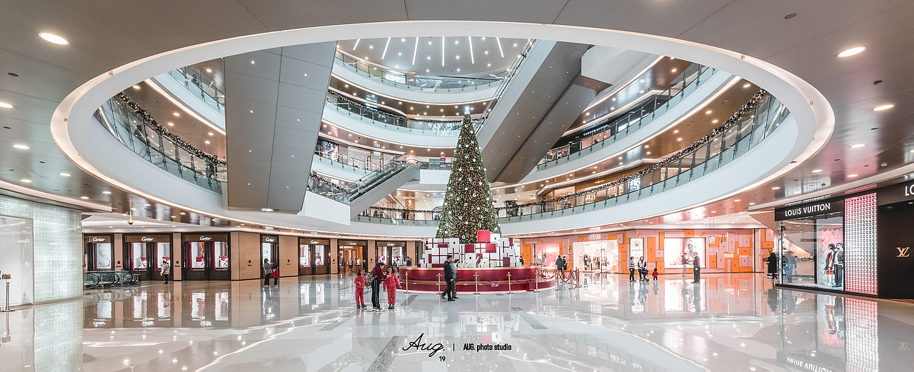 「商场空间摄影」杭州万象城--卡地亚圣诞装饰