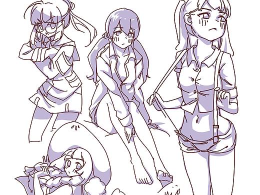 2019年11月日绘速写