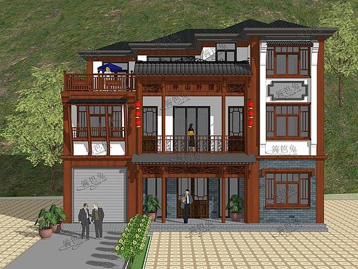 贵州三层自建房别墅，新农村别墅外观图片