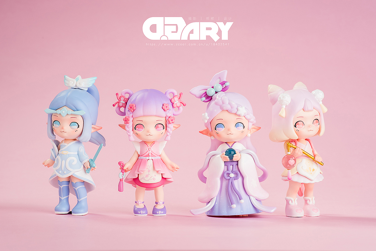 箩伊ROOYIE古物仙灵系列盲盒拍摄