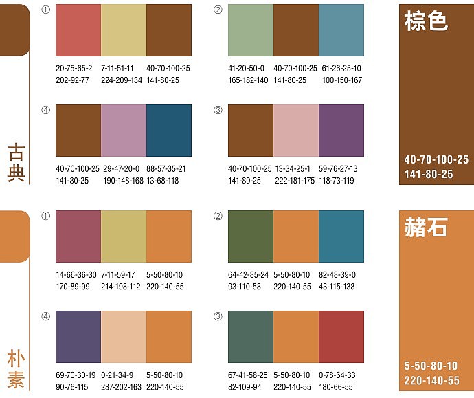 最舒服的颜色搭配方案②