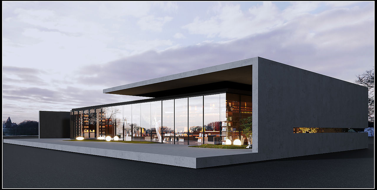 筋斗云效果图 外立面展示|三维|场景|筋斗云图像 - 原创作品 - 站酷