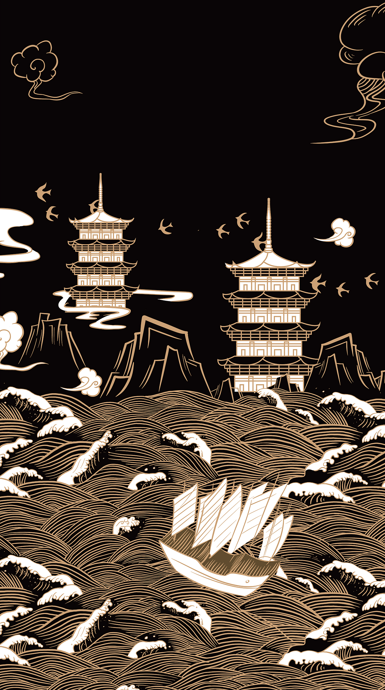 知道泉州味|粽子包装插画Ⅱ(图ZMTU5NDEyMjg4) - 商业插画 - 站酷设计师旷野呼求原创素材 - 站酷ZCOOL