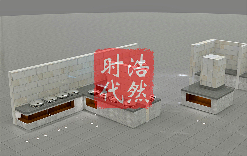 学校施工食堂自助餐台设计定制 自助取餐台定制（图ZMjE2MzI2MDI4） - 生活用品 - 站酷设计师自助餐台布菲原创素材 - 站酷ZCOOL