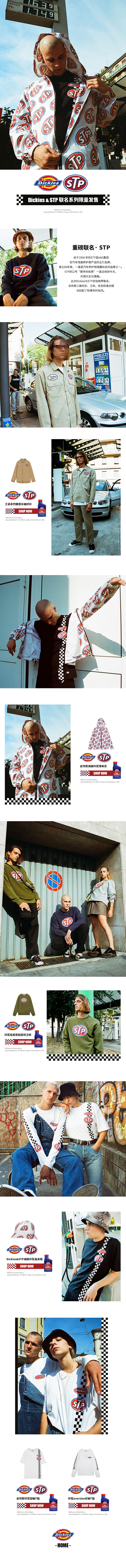 DICKIES服饰页面设计