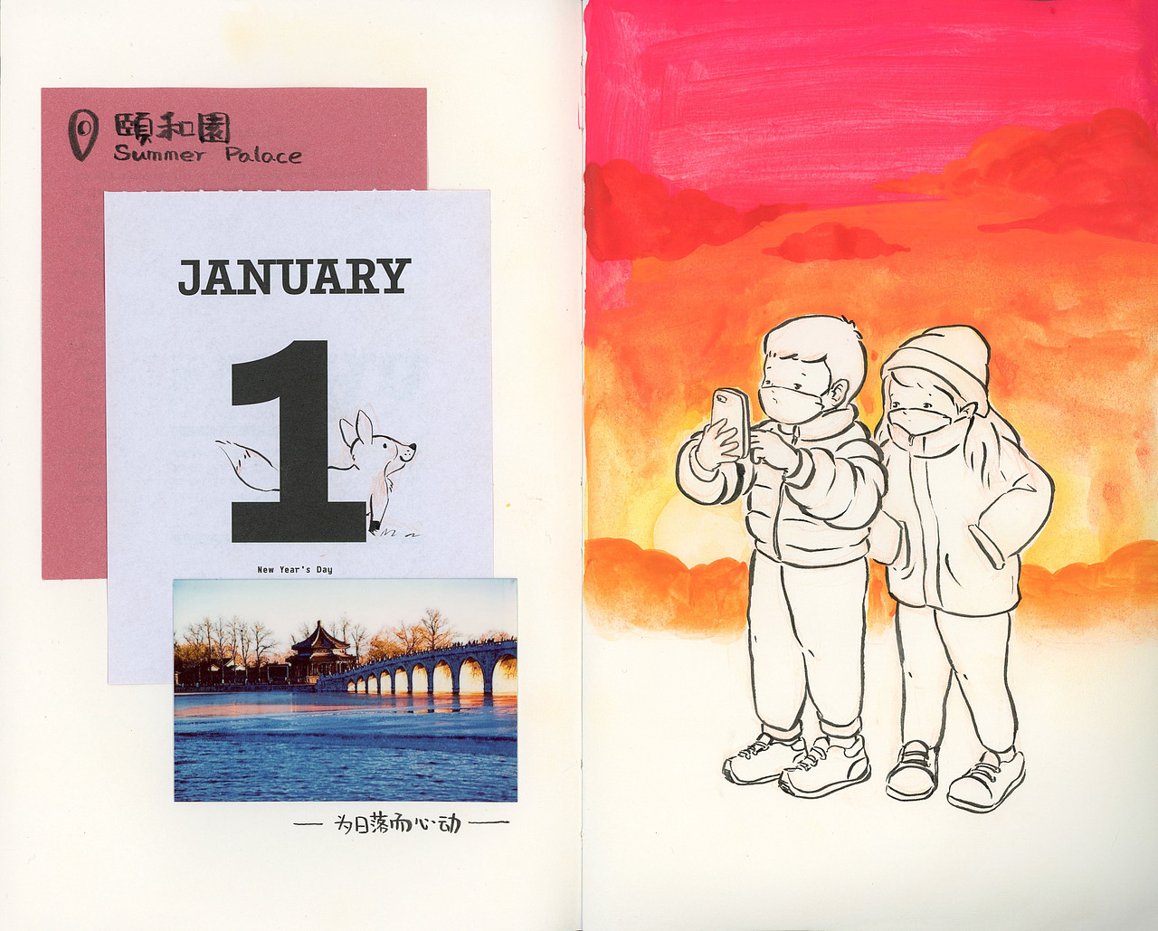 2022年1月合辑:蘑菇PIU的日常手账