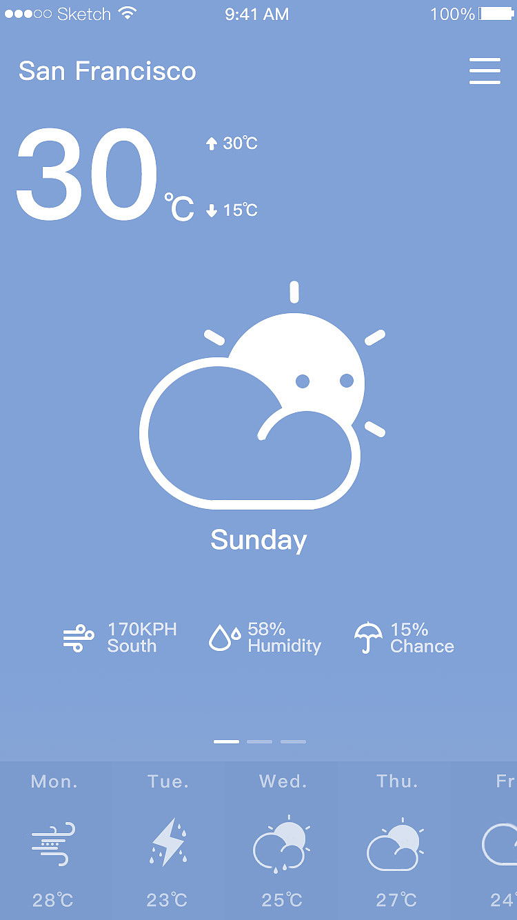 weather_蒙柒站酷ZCOOL