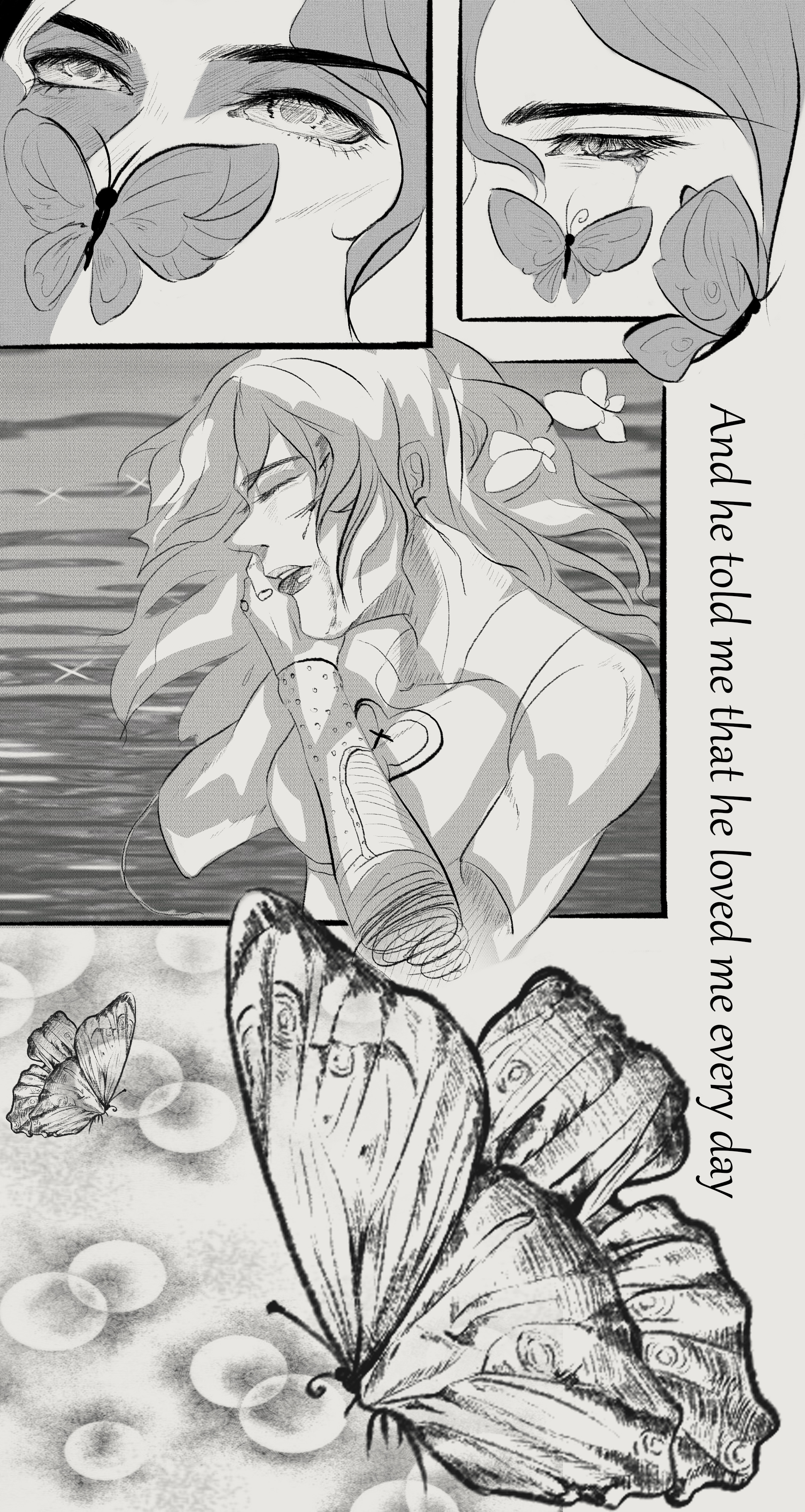 黑白漫分镜网点练手|动漫|短篇/四格漫画|白柯白 - 原创作品 - 站酷