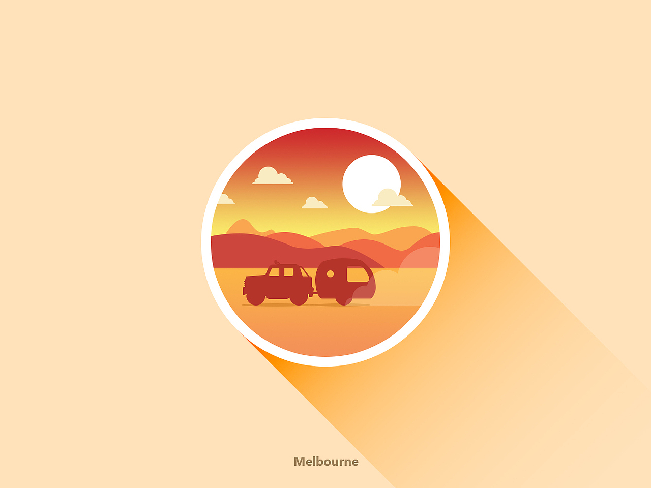 周末休闲的方式,拖着小拖车出去度个小假