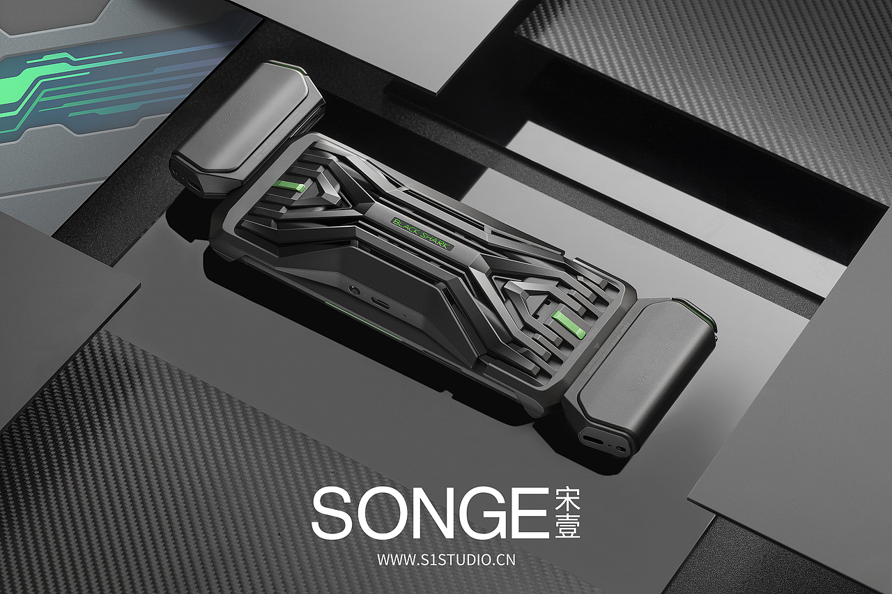 黑鲨手机 极冷散热背夹 3c数码产品摄影（图ZMTYwODIxNzA0） - 产品摄影 - 站酷设计师宋壹工作室原创素材 - 站酷ZCOOL