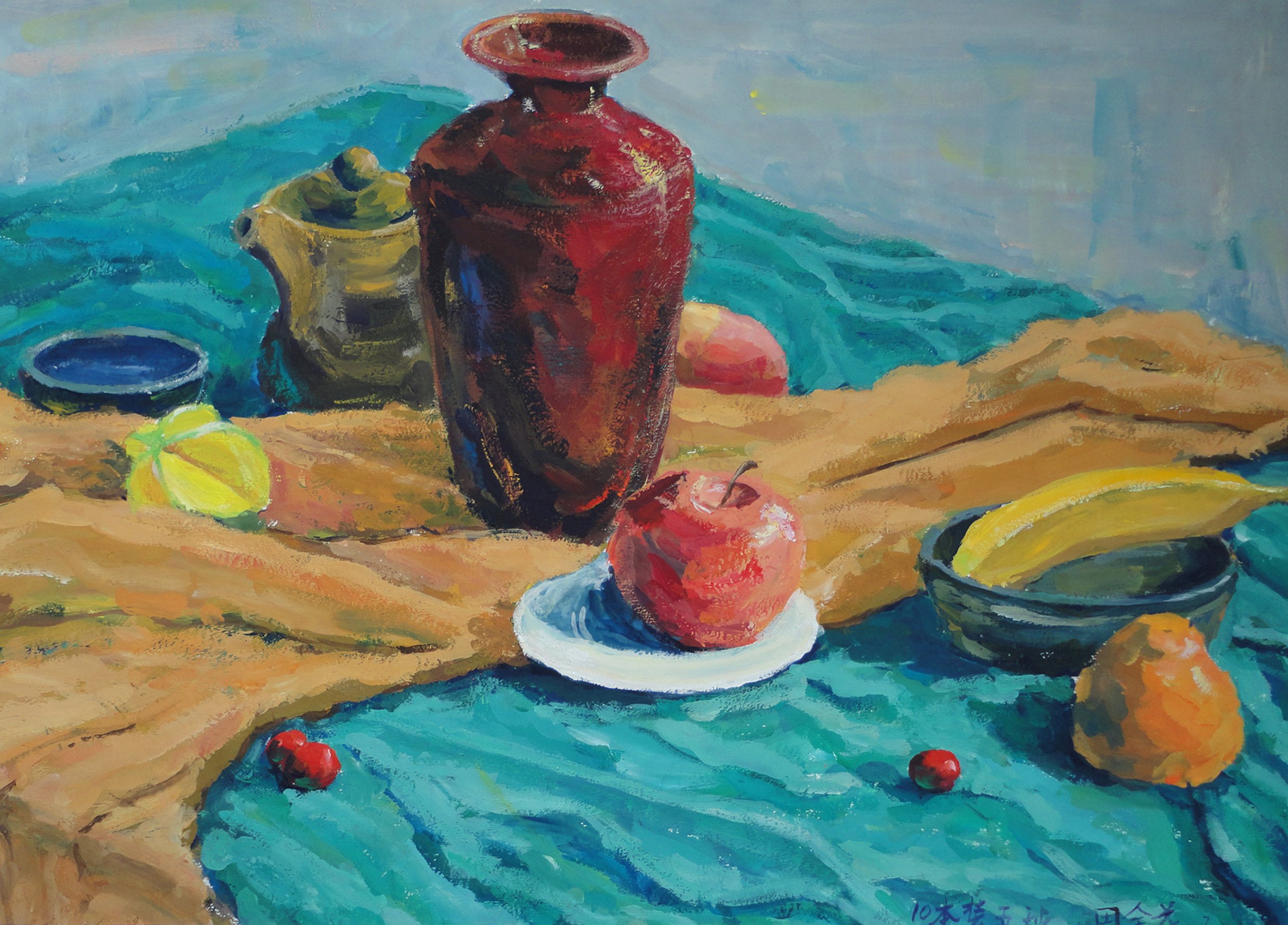 静物写生|其他|其他|金花 - 原创作品 - 站酷 (zcool)