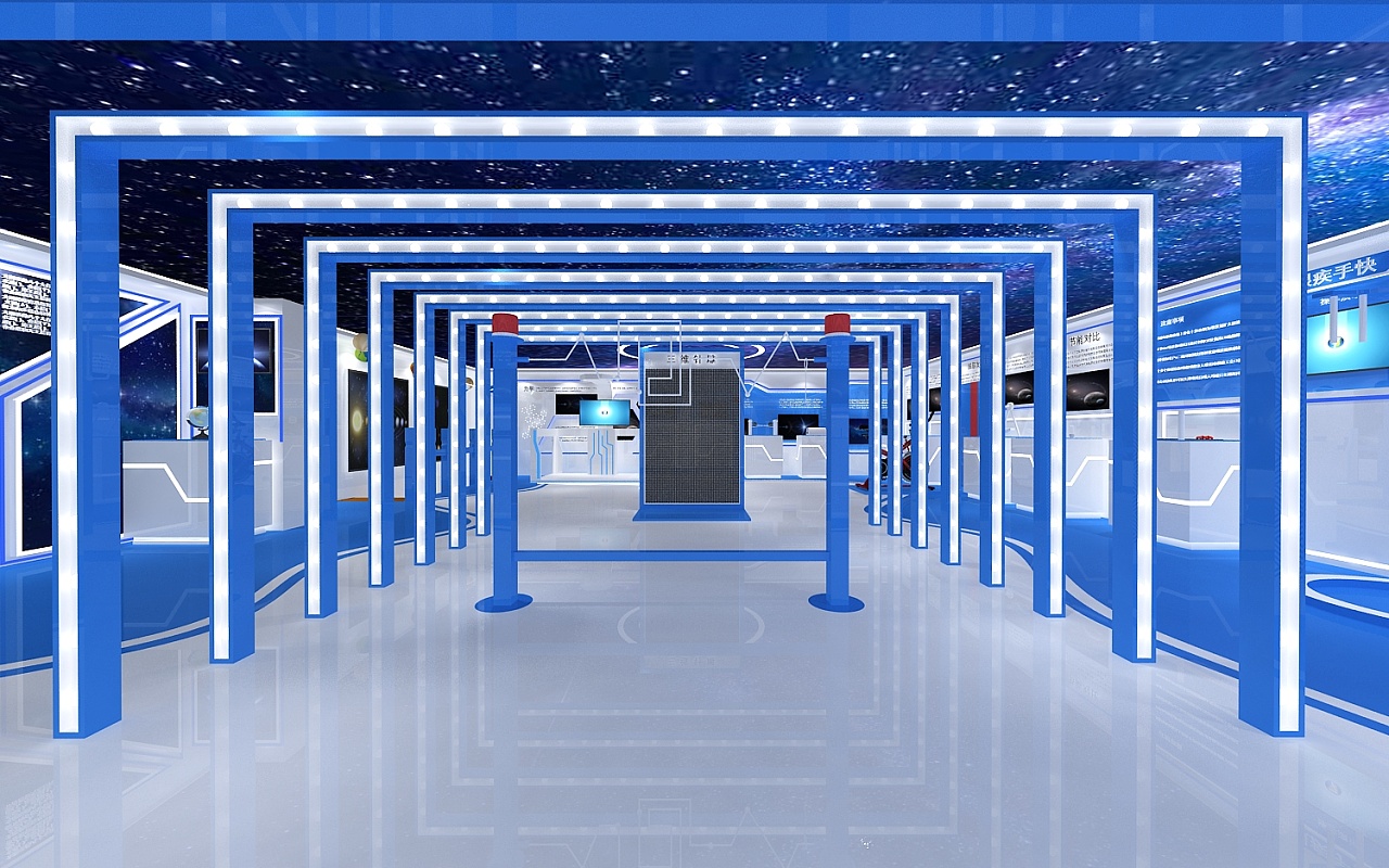 设备 科技 展馆|三维|其他三维|3d设计联系我 - 原创作品 - 站酷