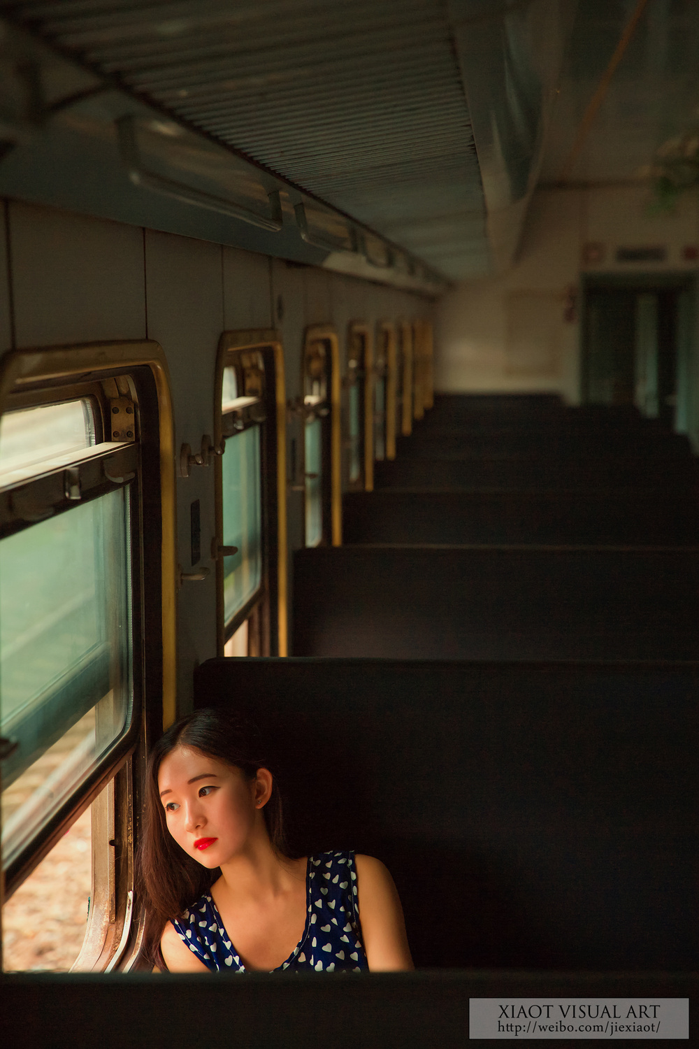 火车人像摄影作品图片