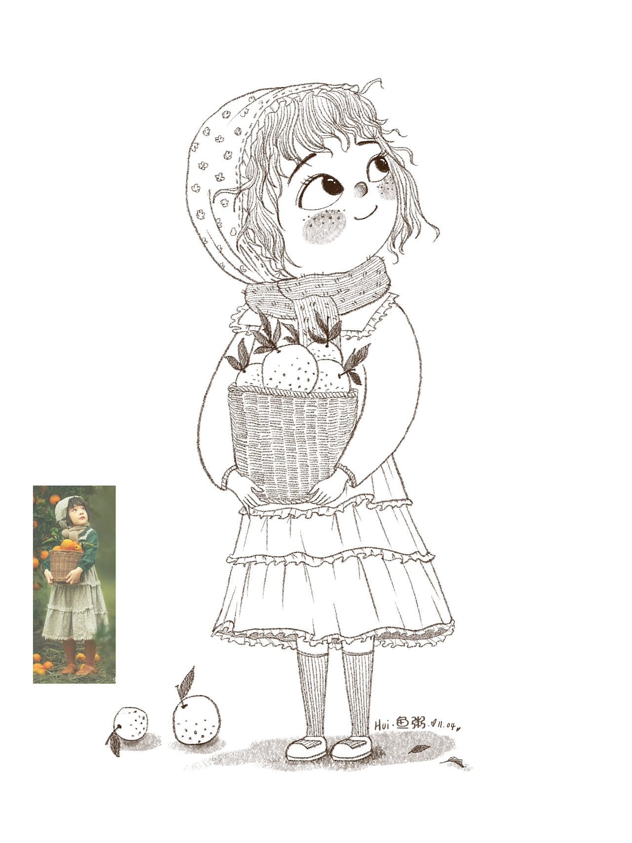 儿童插画速写～小萌娃