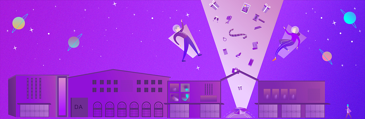 （原创）手绘商场/建筑/设计/动图（图ZMTc4MDQxODY4） - 其他平面 - 站酷设计师Lusili原创素材 - 站酷ZCOOL