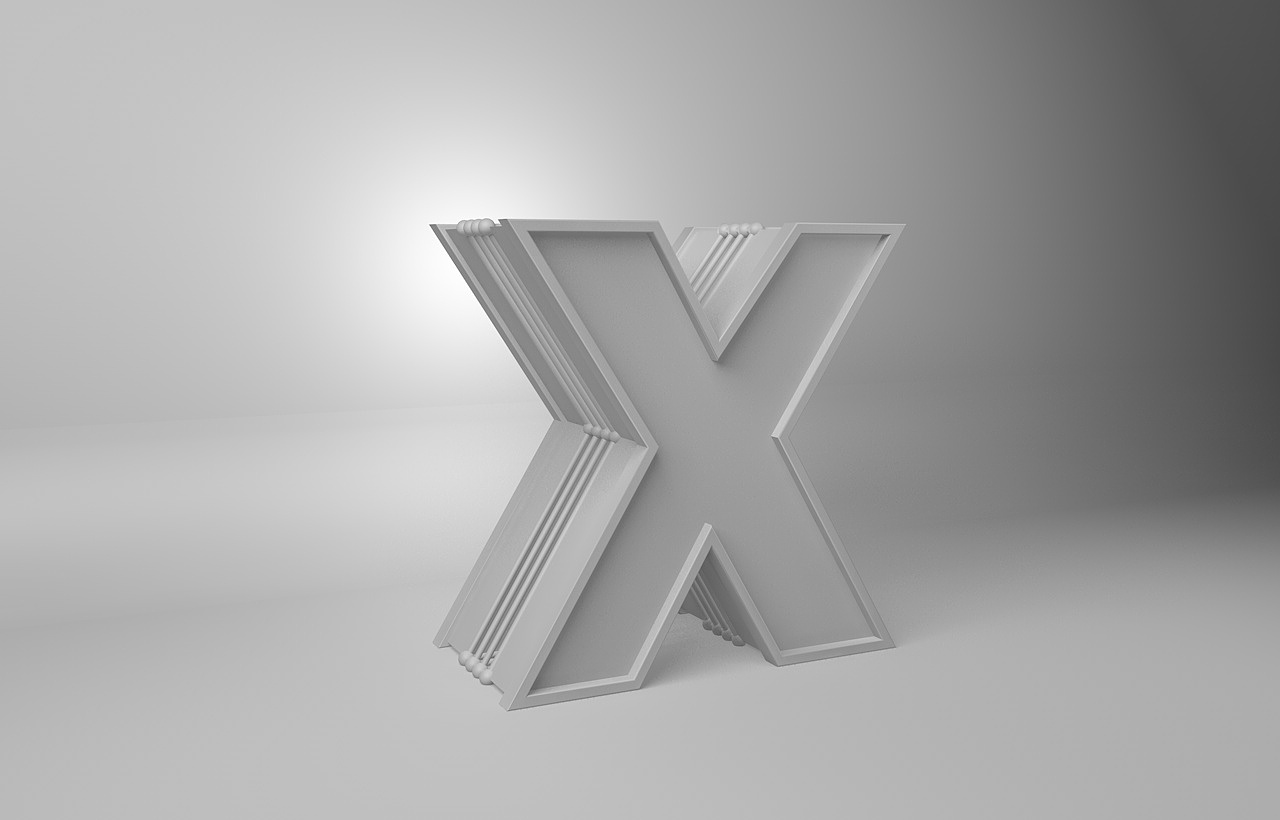x立体文字