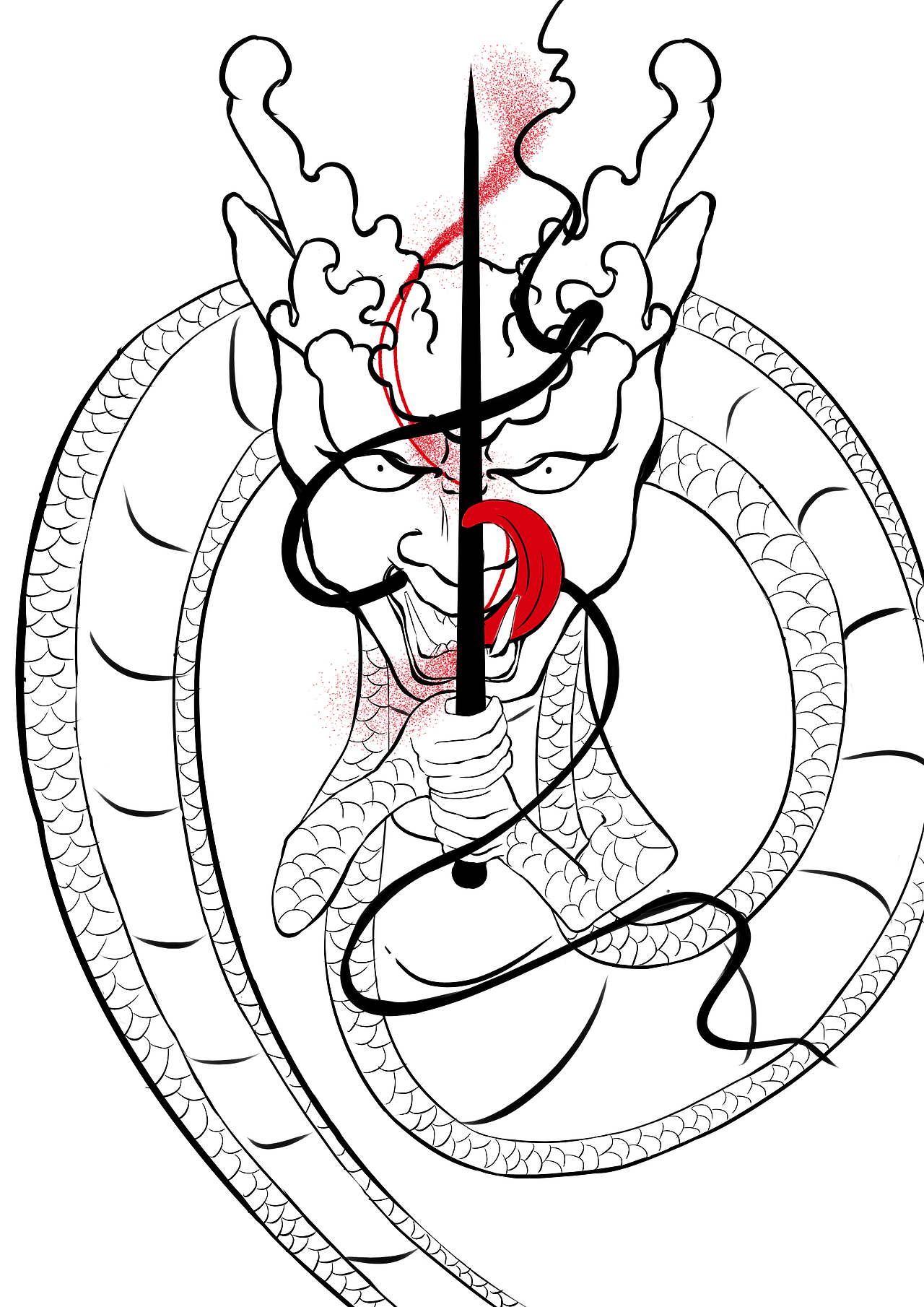 龙生九子（图ZMTQyODY1MjAw） - 新锐潮流插画 - 站酷设计师77的肥鱼原创素材 - 站酷ZCOOL