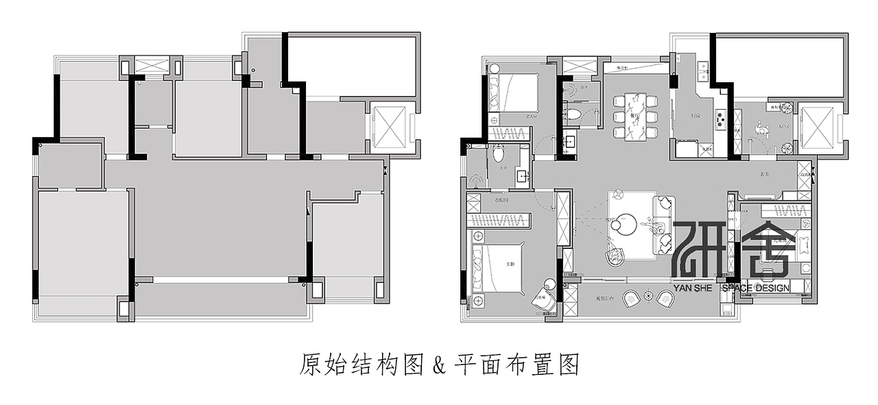 研舍设计|原木+黑白灰点亮生活,洒脱又温柔(图ZMjc2MjEyNjQ4) - 家装设计 - 站酷设计师研舍设计原创素材 - 站酷ZCOOL