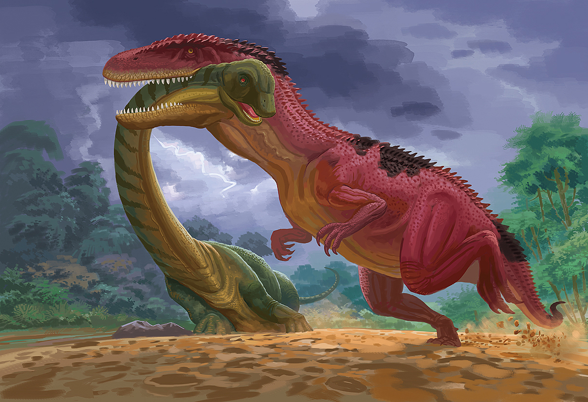 鲨齿龙（图ZMjc3MDAyNDQw） - 绘本 - 站酷设计师第十一种怪物原创素材 - 站酷ZCOOL