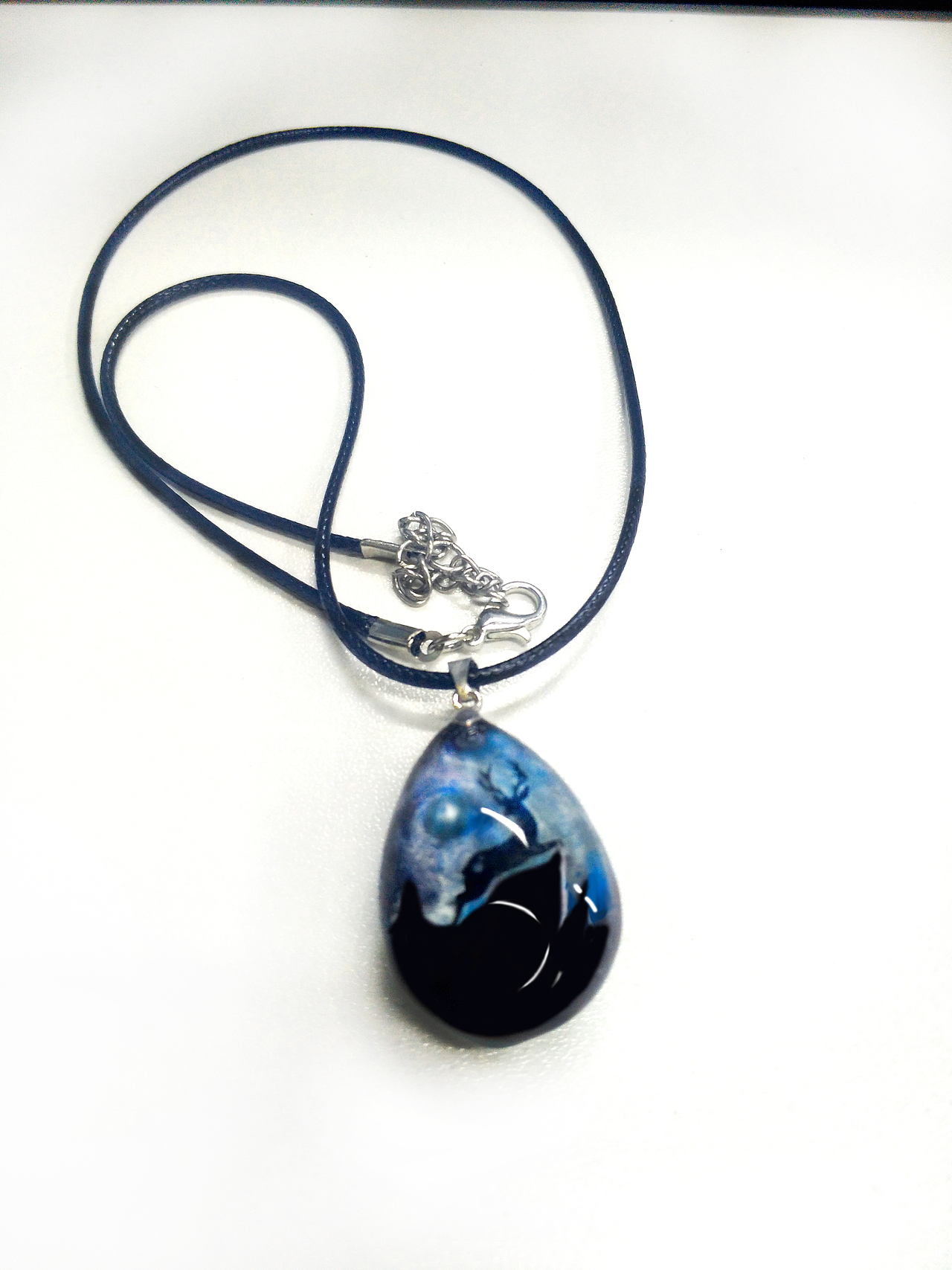 树脂迷失之鹿原创吊坠