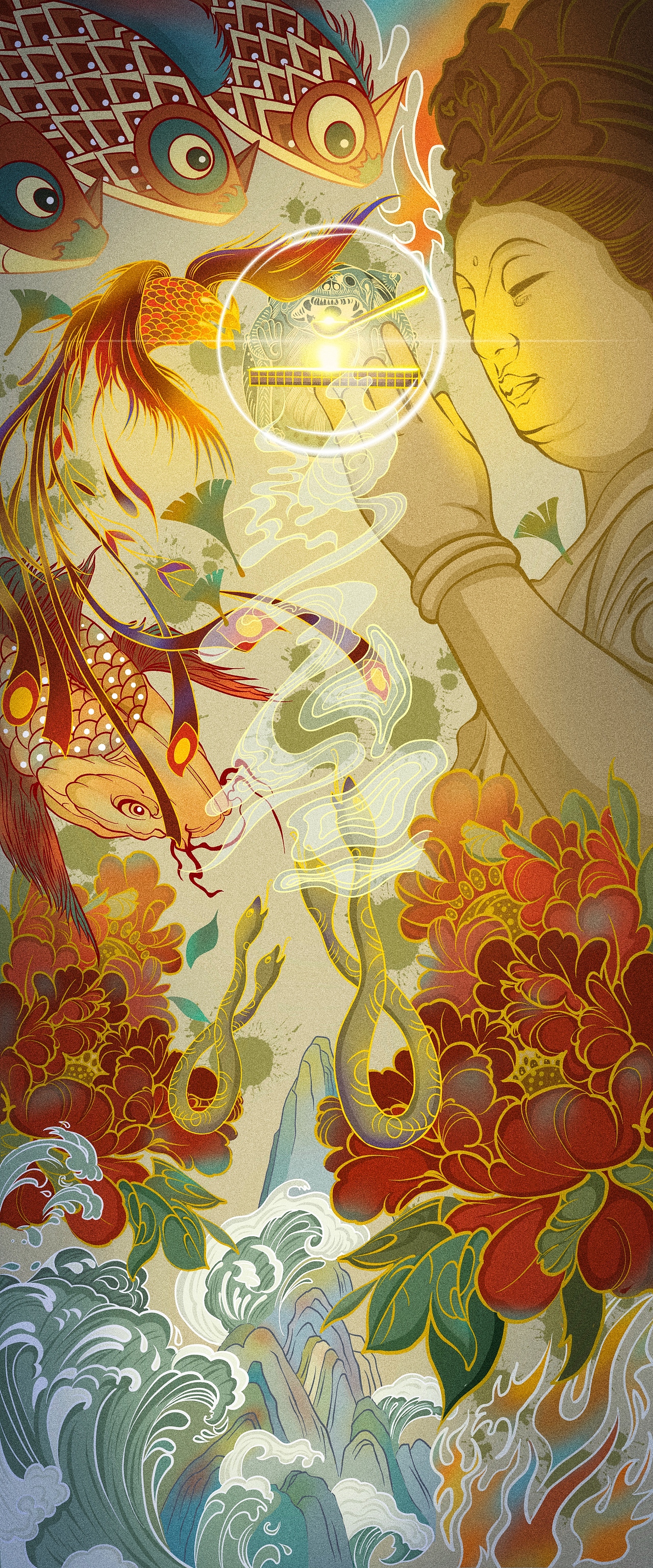 山海经国潮系列插画