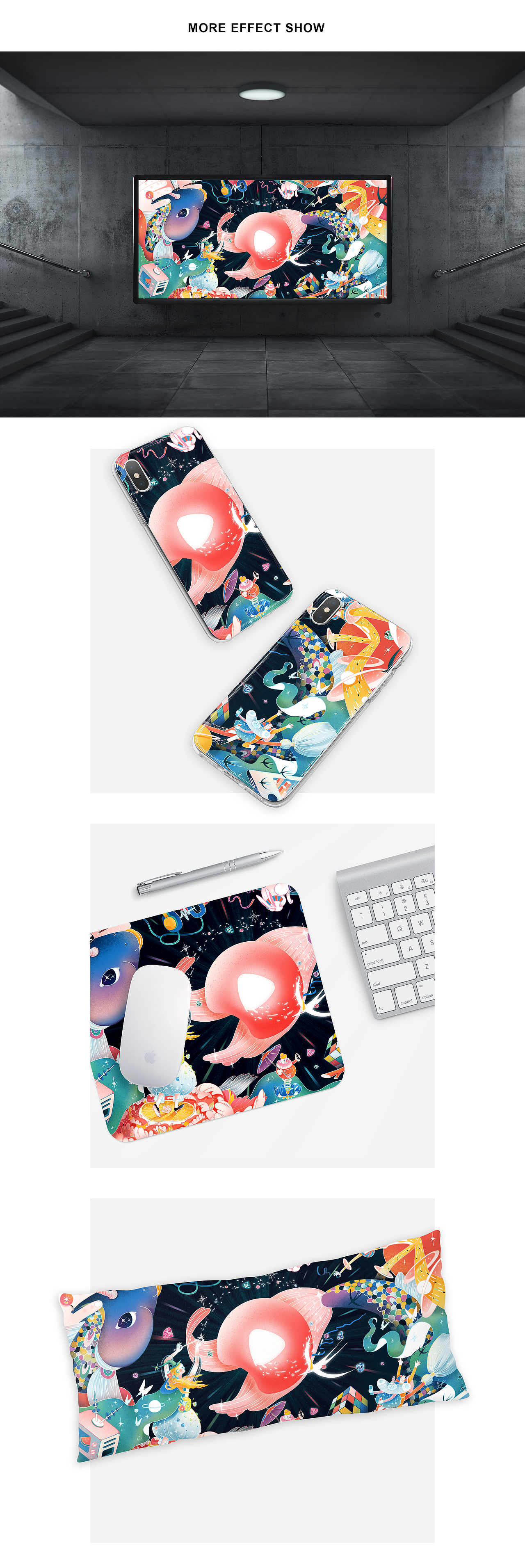 #西瓜視頻# 銀河時空之旅（圖ZMTM0NzEzODEy） - 商業(yè)插畫 - 站酷設(shè)計師十一十三原創(chuàng)素材 - 站酷ZCOOL