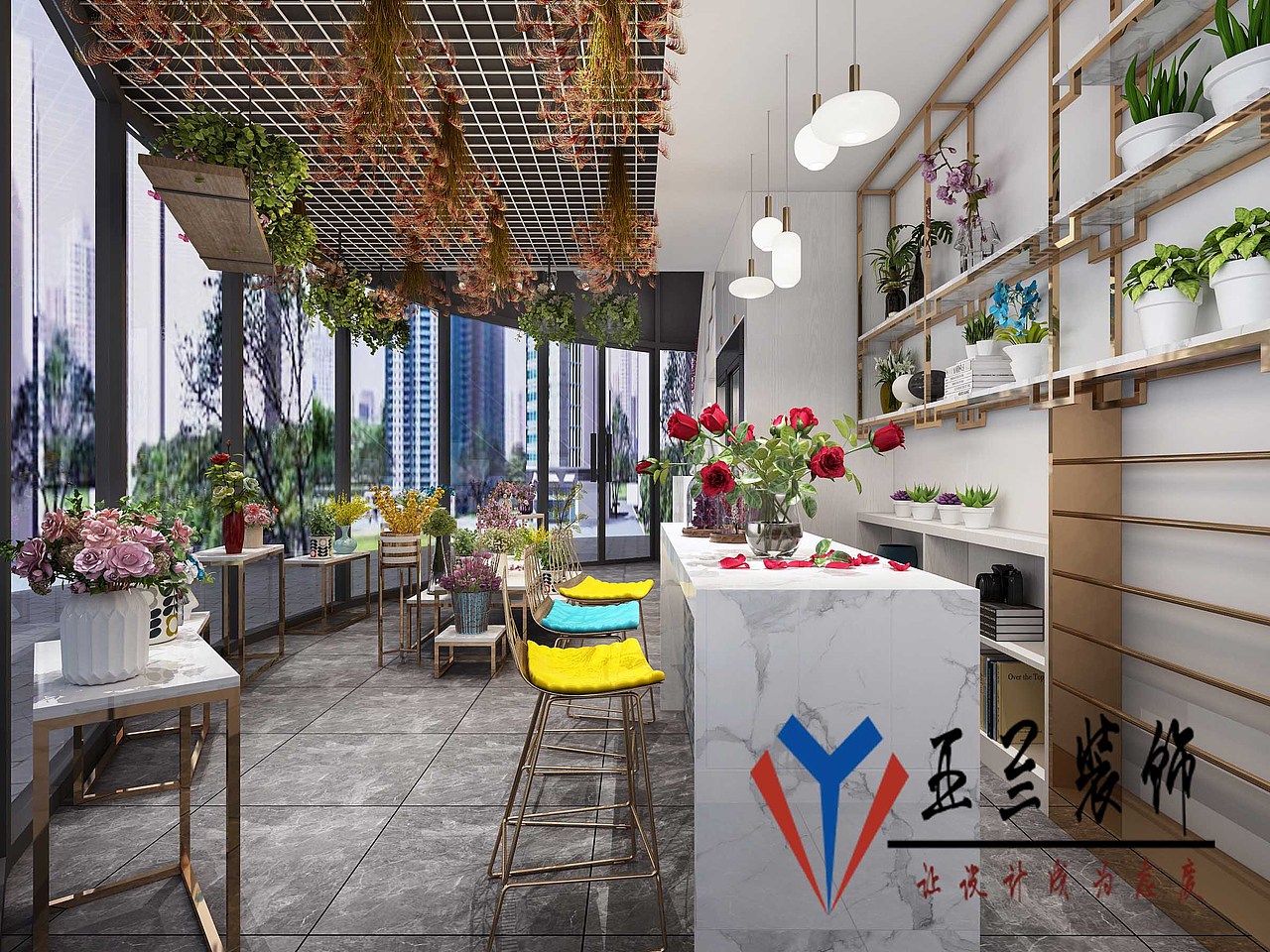 合肥花店装修,把繁忙放下,带鲜花回家。