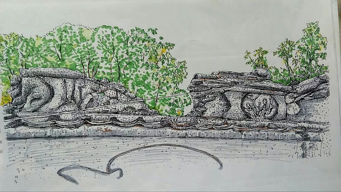 海南火山文化村落——石头城（图ZNTQ0ODc1MDQ=） - 商业插画 - 站酷设计师海岛日记晓玉原创素材 - 站酷ZCOOL