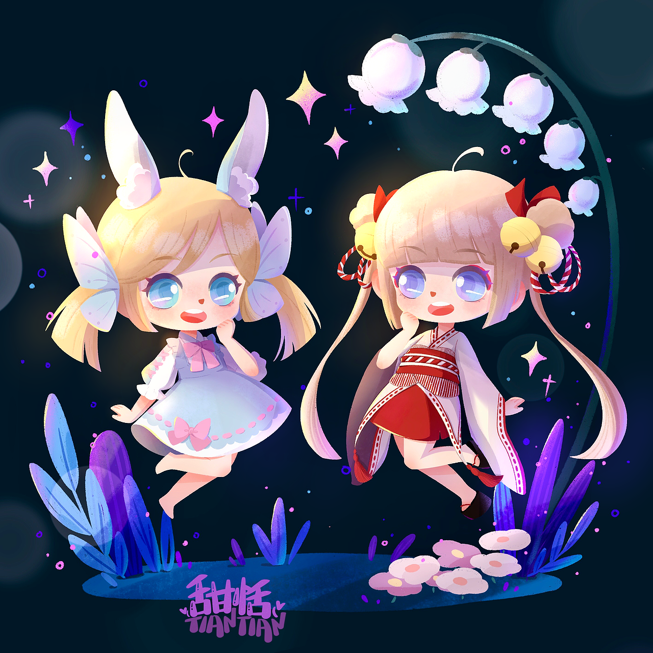 甜恬往期插画小总结