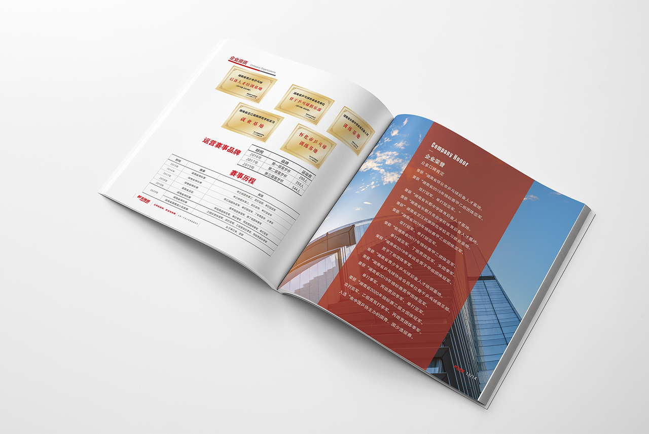 野文体育宣传册