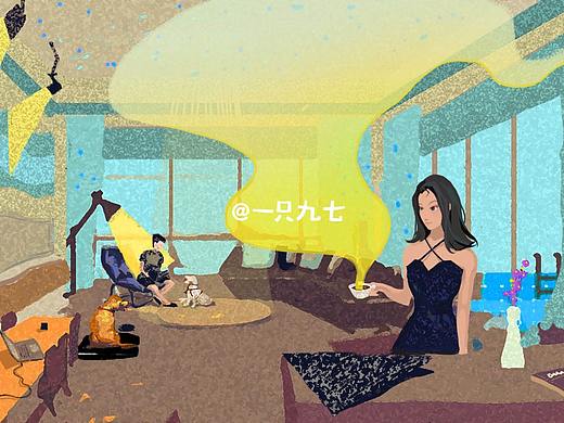 插画（原创）（个人主页-ZMzk3NTYzMDQ=） - 创作习作 - 站酷设计师一只久七原创素材 - 站酷ZCOOL